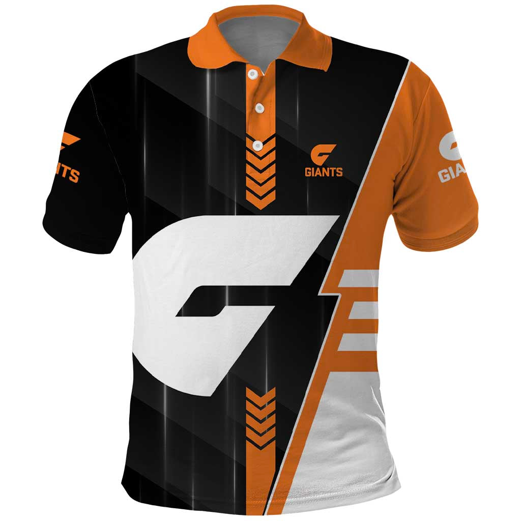 Personalized Greater Western Sydney Giants Polo Shirt Modern Geometric Sports Graphic Style