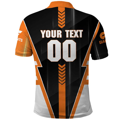 Personalized Greater Western Sydney Giants Polo Shirt Modern Geometric Sports Graphic Style