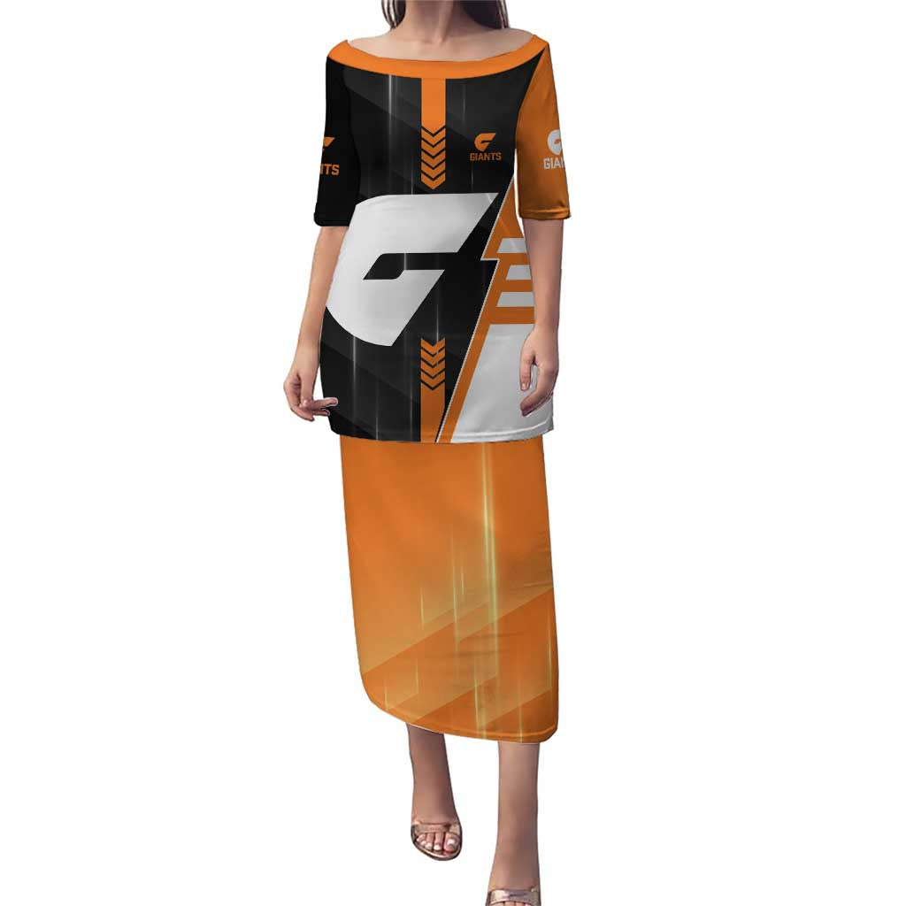 Personalized Greater Western Sydney Giants Puletasi Modern Geometric Sports Graphic Style