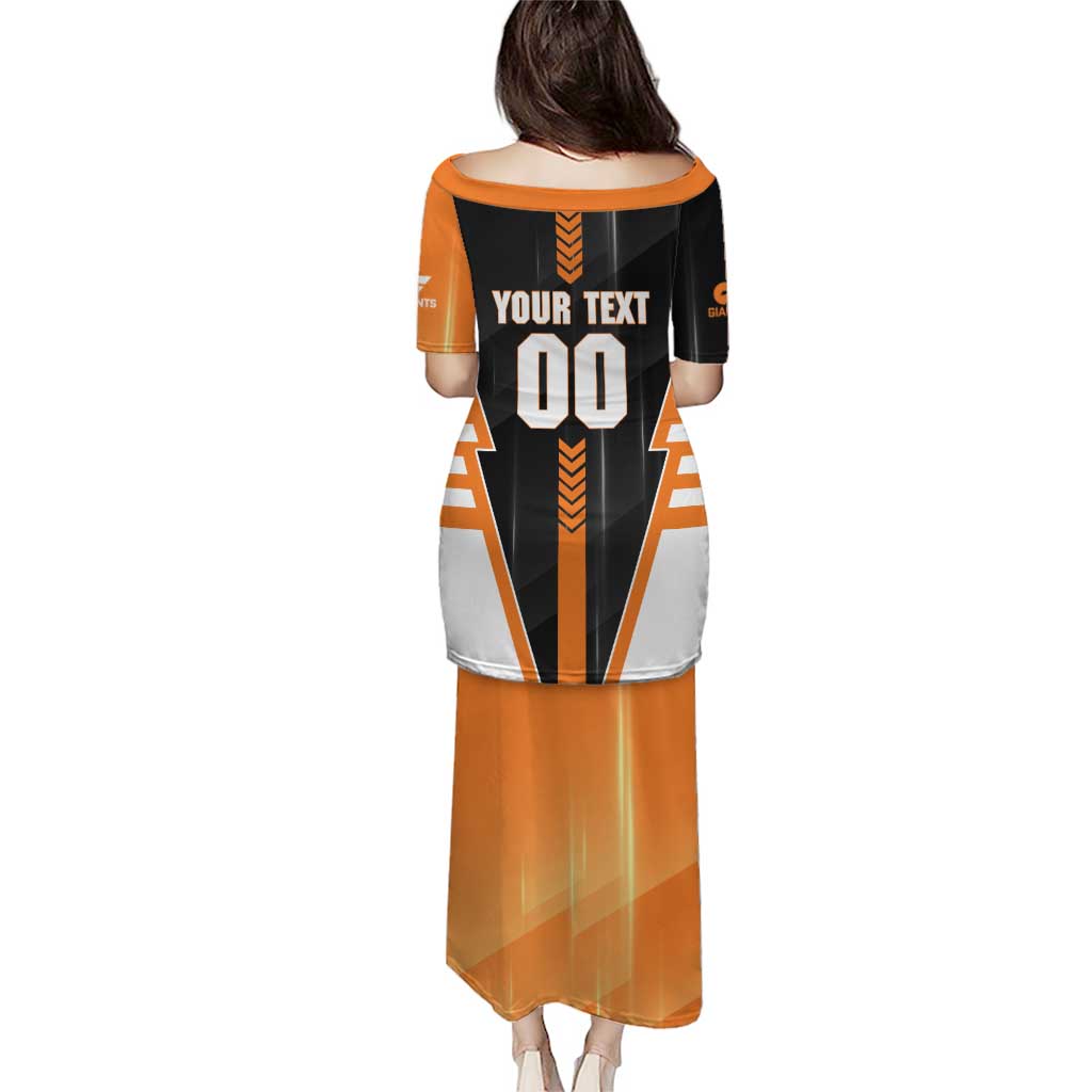Personalized Greater Western Sydney Giants Puletasi Modern Geometric Sports Graphic Style