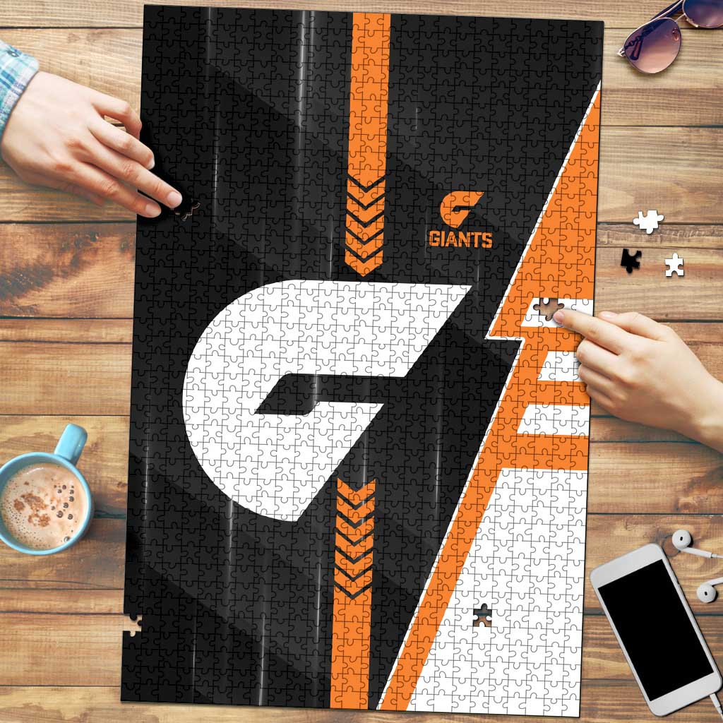 Greater Western Sydney Giants Puzzle Modern Geometric Sports Graphic Style
