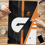 Greater Western Sydney Giants Puzzle Modern Geometric Sports Graphic Style