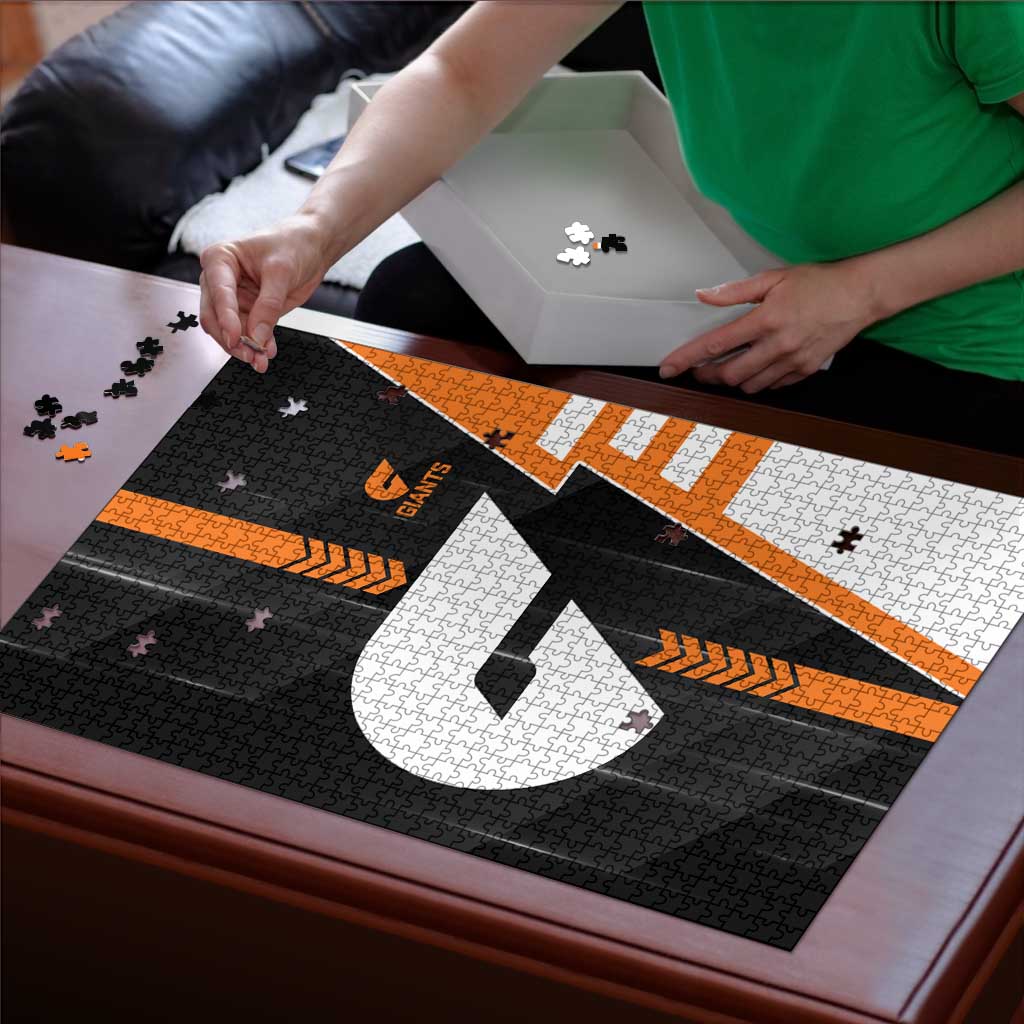 Greater Western Sydney Giants Puzzle Modern Geometric Sports Graphic Style