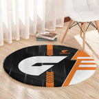 Greater Western Sydney Giants Round Carpet Modern Geometric Sports Graphic Style