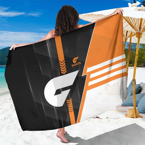 Greater Western Sydney Giants Sarong Modern Geometric Sports Graphic Style