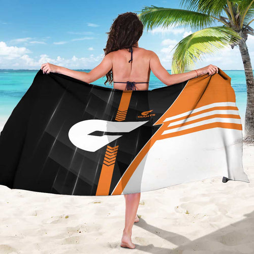 Greater Western Sydney Giants Sarong Modern Geometric Sports Graphic Style
