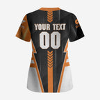 Personalized Greater Western Sydney Giants Scrub Top Modern Geometric Sports Graphic Style