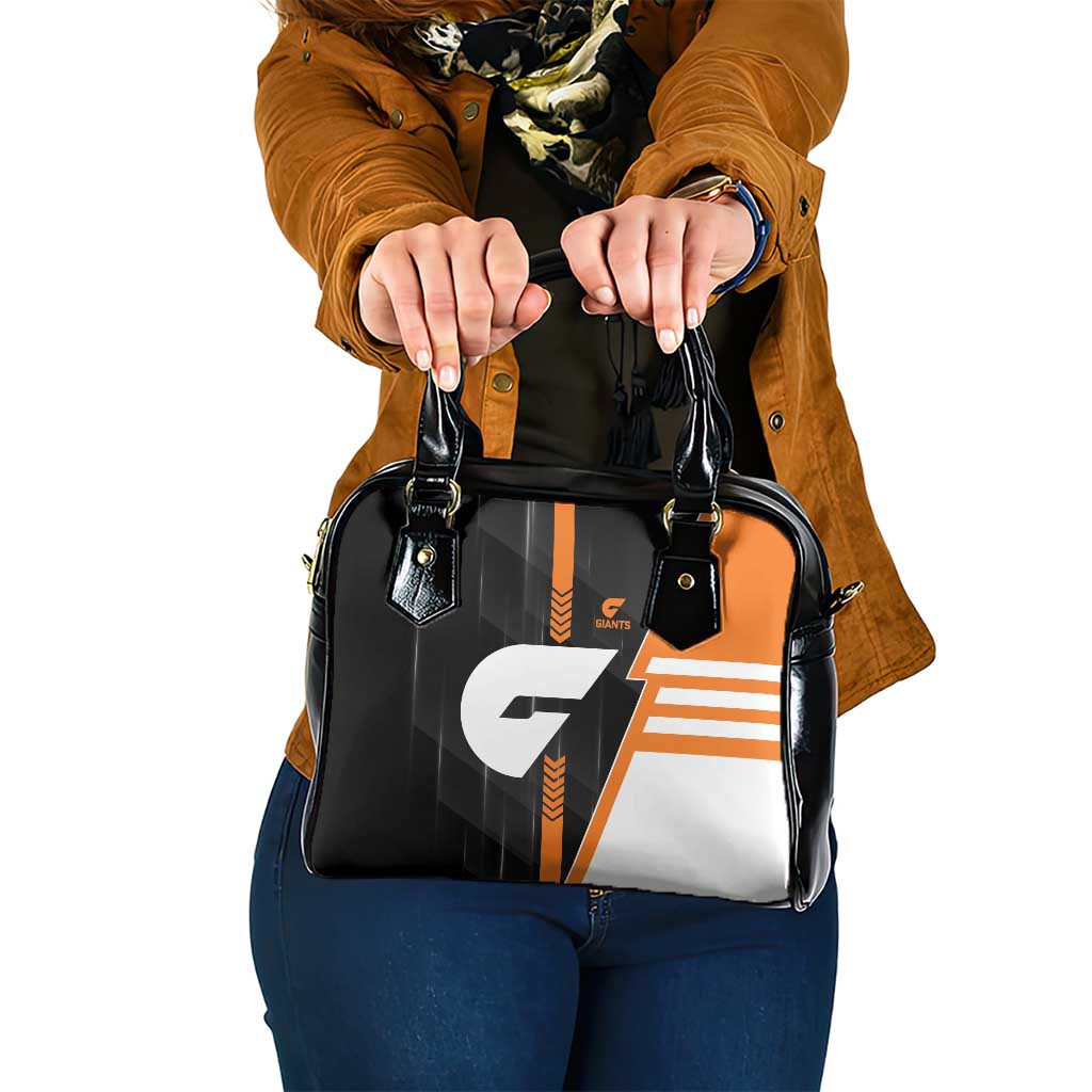 Greater Western Sydney Giants Shoulder Handbag Modern Geometric Sports Graphic Style