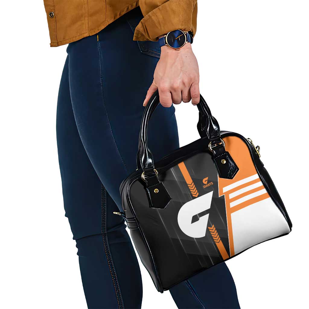 Greater Western Sydney Giants Shoulder Handbag Modern Geometric Sports Graphic Style