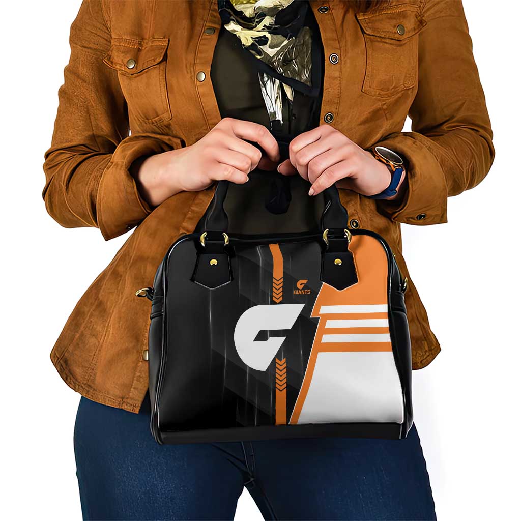 Greater Western Sydney Giants Shoulder Handbag Modern Geometric Sports Graphic Style