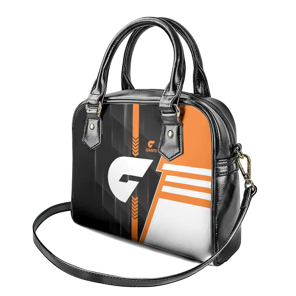 Greater Western Sydney Giants Shoulder Handbag Modern Geometric Sports Graphic Style
