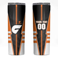 Personalized Greater Western Sydney Giants Skinny Tumbler Modern Geometric Sports Graphic Style