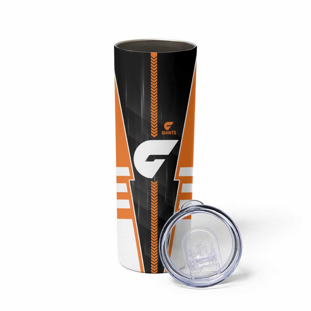 Personalized Greater Western Sydney Giants Skinny Tumbler Modern Geometric Sports Graphic Style