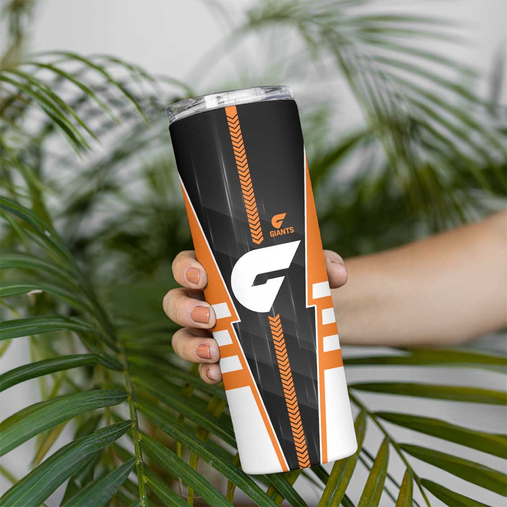 Personalized Greater Western Sydney Giants Skinny Tumbler Modern Geometric Sports Graphic Style
