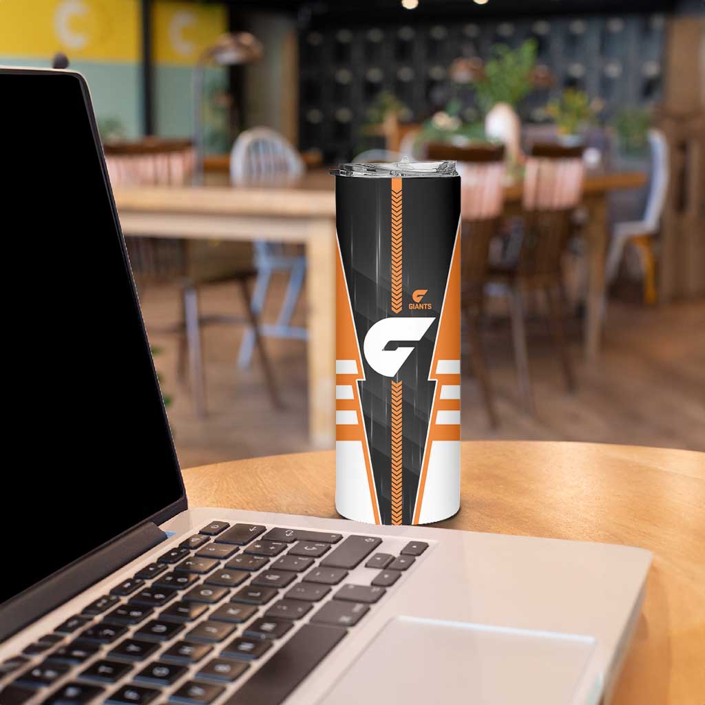 Personalized Greater Western Sydney Giants Skinny Tumbler Modern Geometric Sports Graphic Style