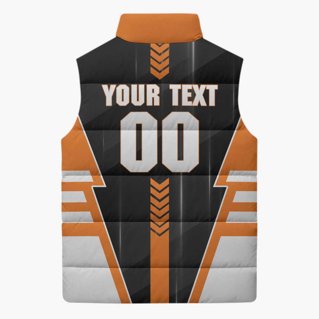 Personalized Greater Western Sydney Giants Sleeveless Puffer Jacket Modern Geometric Sports Graphic Style