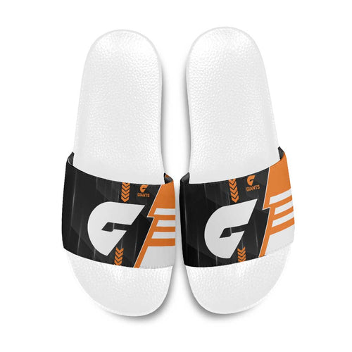 Greater Western Sydney Giants Slide Sandals Modern Geometric Sports Graphic Style
