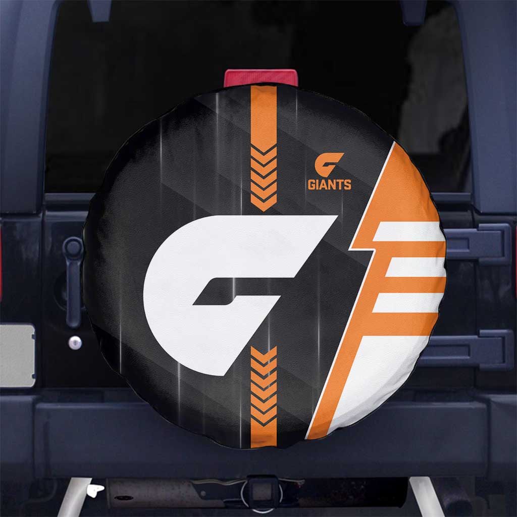 Greater Western Sydney Giants Spare Tire Cover Modern Geometric Sports Graphic Style