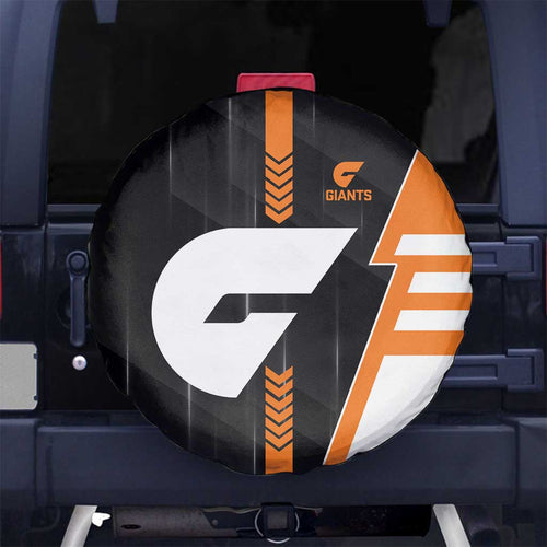 Greater Western Sydney Giants Spare Tire Cover Modern Geometric Sports Graphic Style
