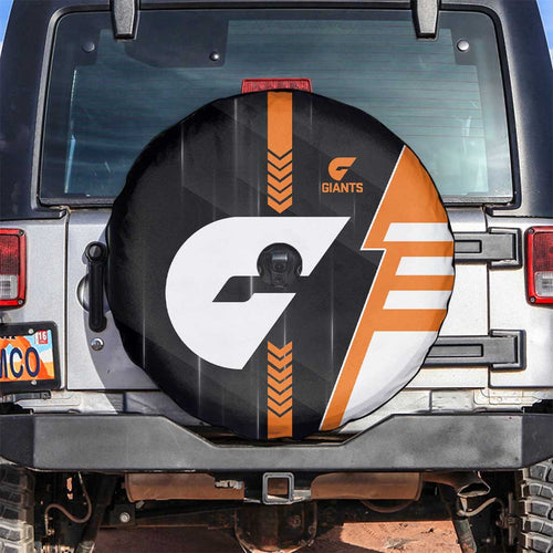 Greater Western Sydney Giants Spare Tire Cover Modern Geometric Sports Graphic Style