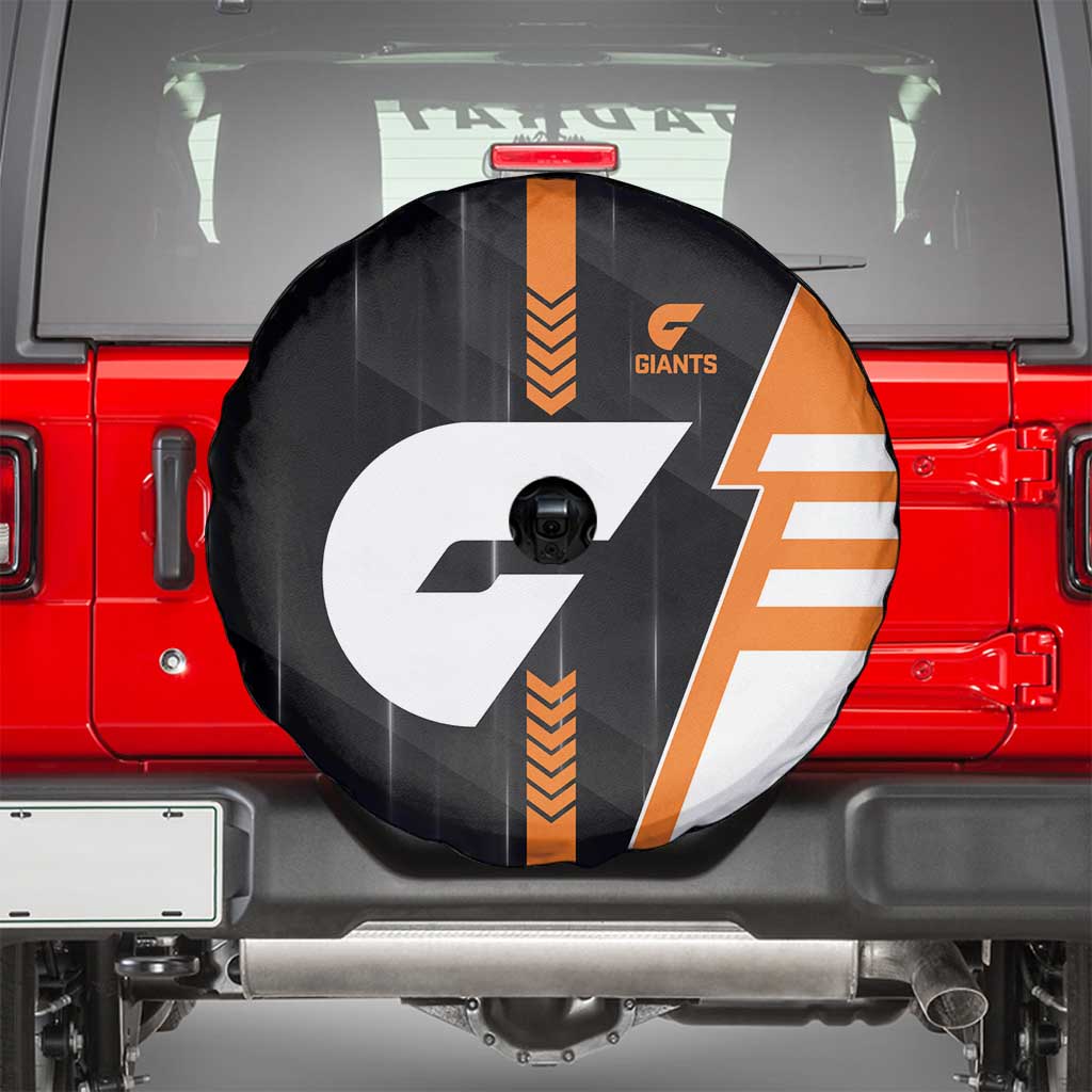 Greater Western Sydney Giants Spare Tire Cover Modern Geometric Sports Graphic Style