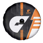 Greater Western Sydney Giants Spare Tire Cover Modern Geometric Sports Graphic Style