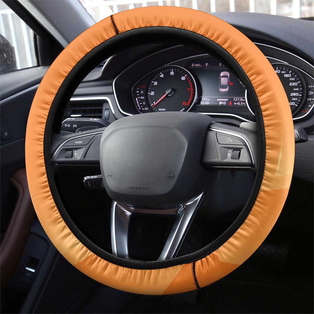 Greater Western Sydney Giants Steering Wheel Cover Modern Geometric Sports Graphic Style