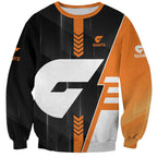 Personalized Greater Western Sydney Giants Sweatshirt Modern Geometric Sports Graphic Style