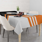 Greater Western Sydney Giants Tablecloth Modern Geometric Sports Graphic Style