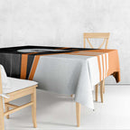 Greater Western Sydney Giants Tablecloth Modern Geometric Sports Graphic Style