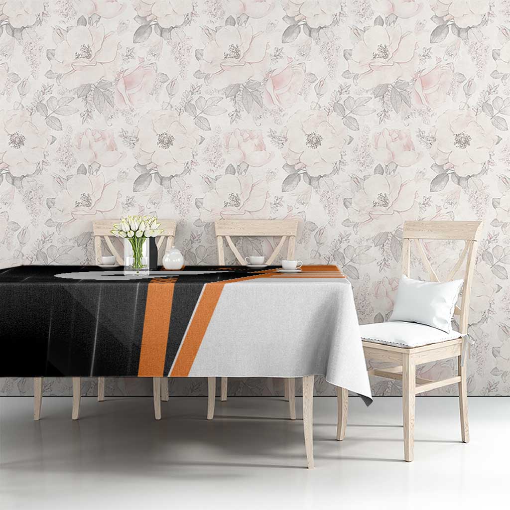 Greater Western Sydney Giants Tablecloth Modern Geometric Sports Graphic Style