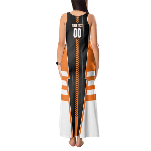 Personalized Greater Western Sydney Giants Tank Maxi Dress Modern Geometric Sports Graphic Style