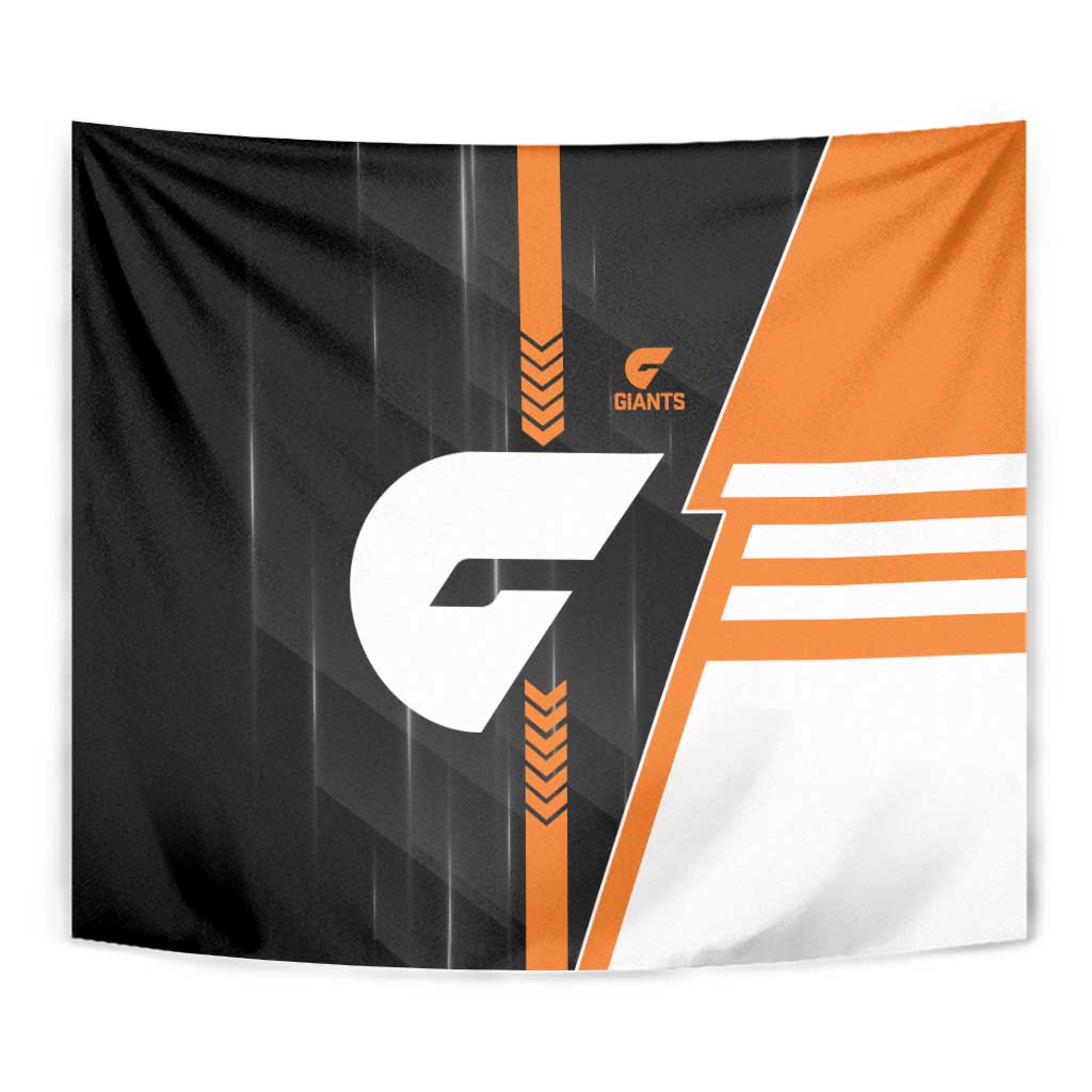 Greater Western Sydney Giants Tapestry Modern Geometric Sports Graphic Style