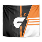 Greater Western Sydney Giants Tapestry Modern Geometric Sports Graphic Style