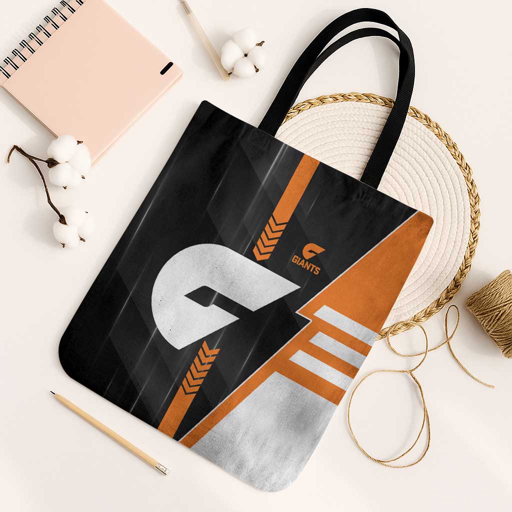 Greater Western Sydney Giants Tote Bag Modern Geometric Sports Graphic Style