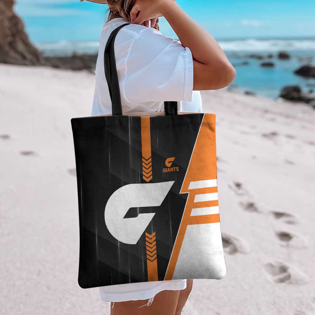 Greater Western Sydney Giants Tote Bag Modern Geometric Sports Graphic Style