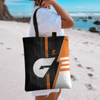 Greater Western Sydney Giants Tote Bag Modern Geometric Sports Graphic Style