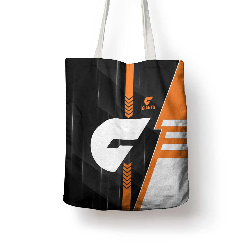 Greater Western Sydney Giants Tote Bag Modern Geometric Sports Graphic Style