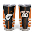 Personalized Greater Western Sydney Giants Tumbler Cup Modern Geometric Sports Graphic Style