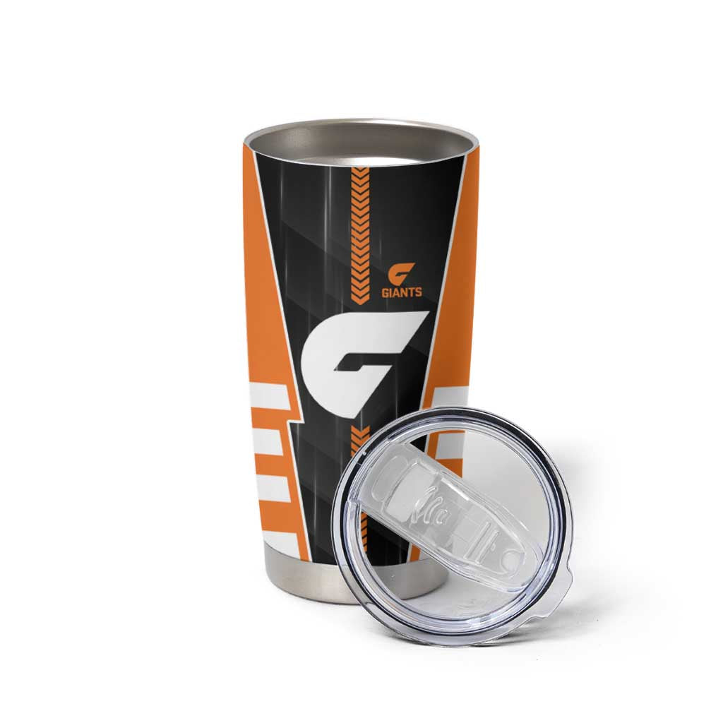 Personalized Greater Western Sydney Giants Tumbler Cup Modern Geometric Sports Graphic Style