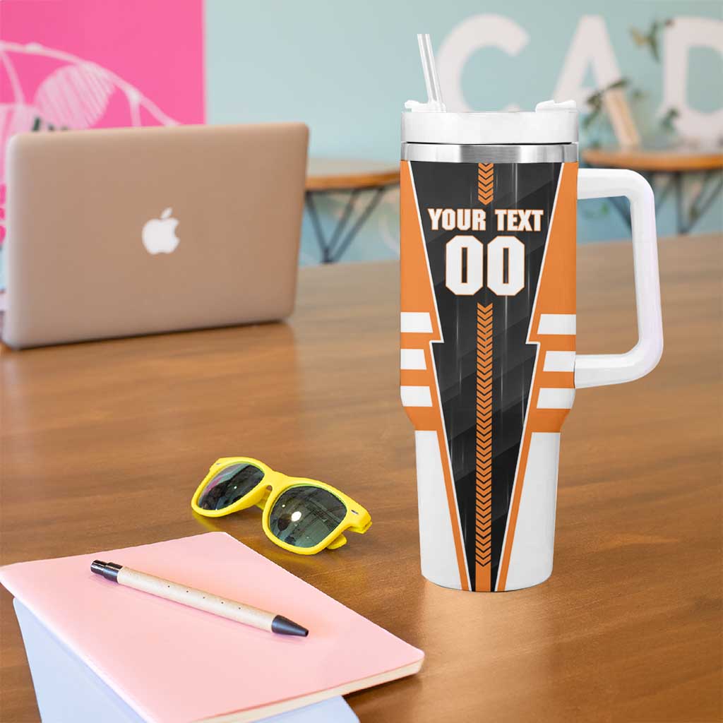 Personalized Greater Western Sydney Giants Tumbler With Handle Modern Geometric Sports Graphic Style
