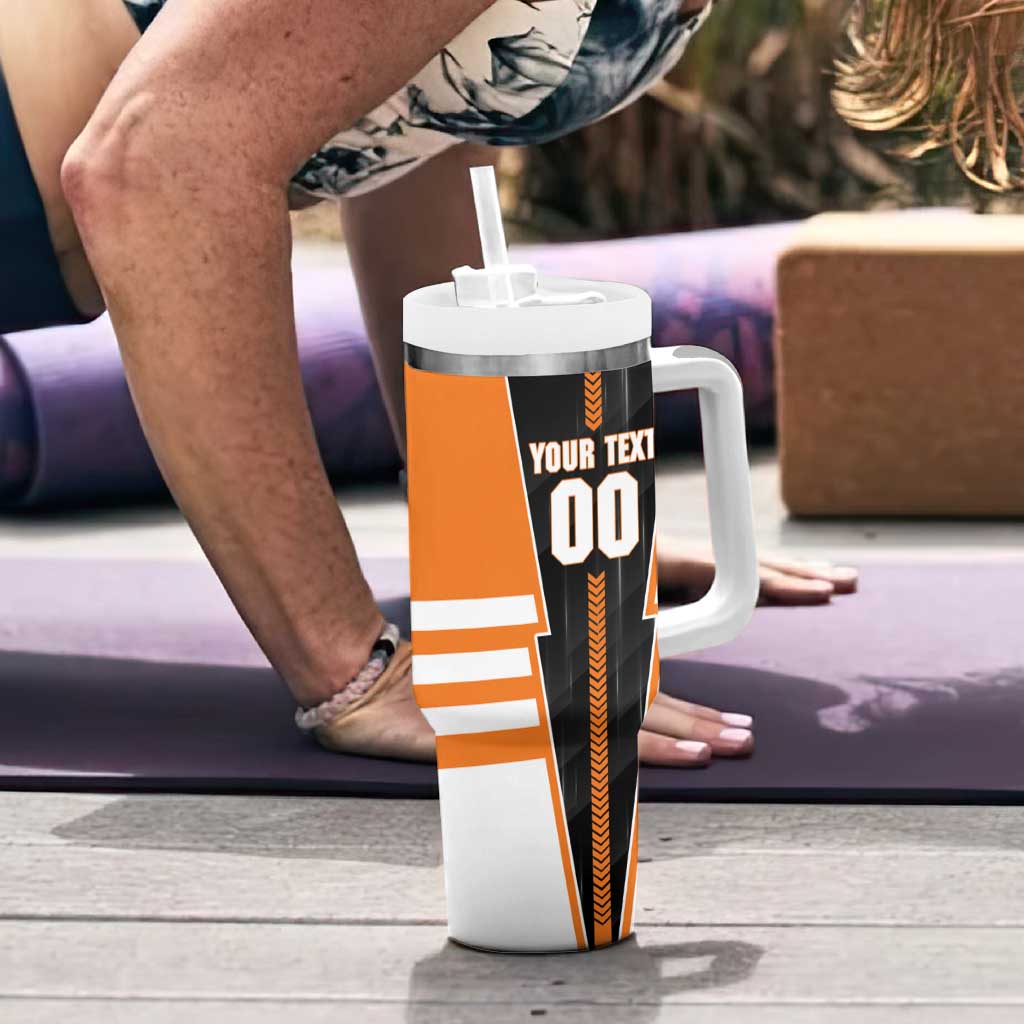 Personalized Greater Western Sydney Giants Tumbler With Handle Modern Geometric Sports Graphic Style