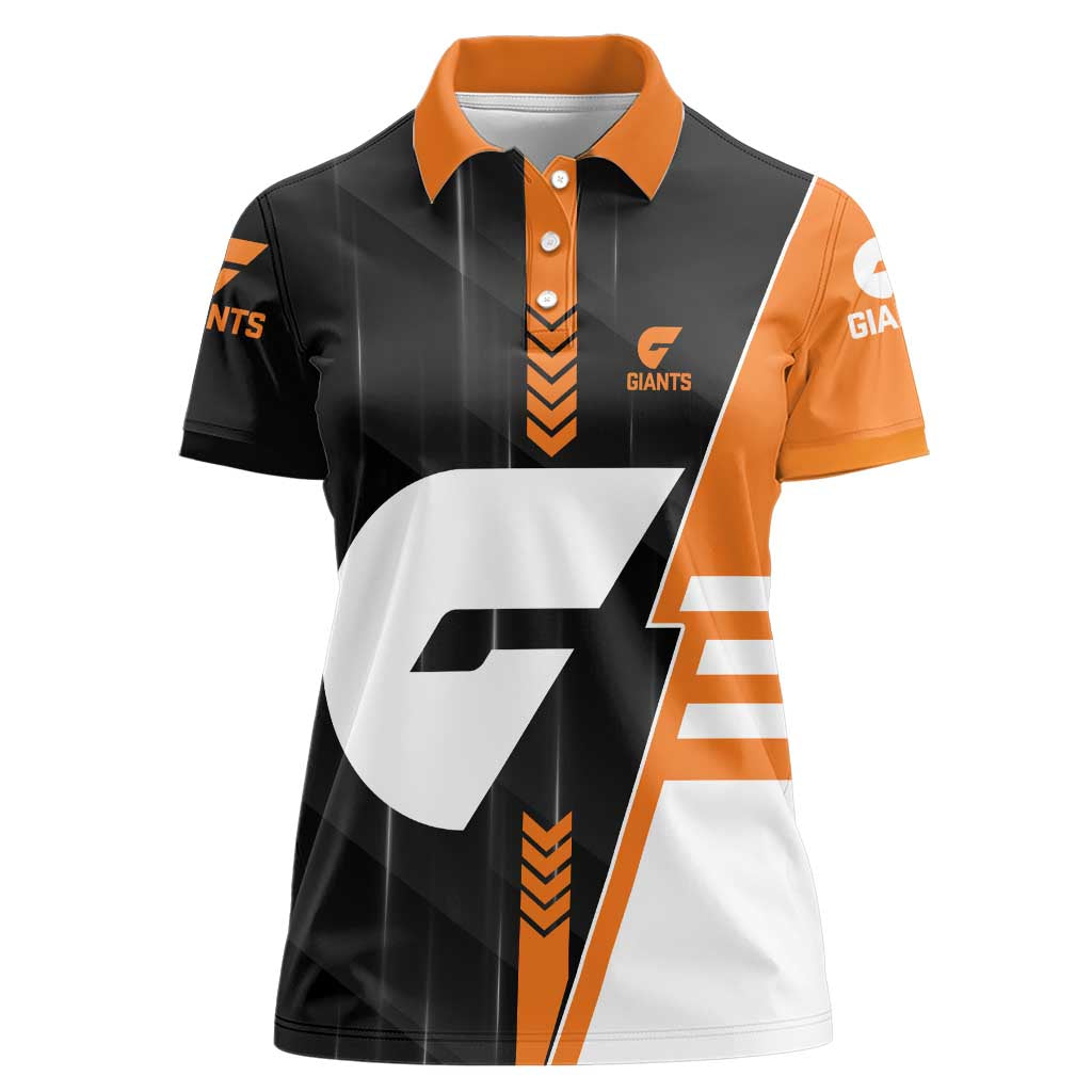 Personalized Greater Western Sydney Giants Women Polo Shirt Modern Geometric Sports Graphic Style
