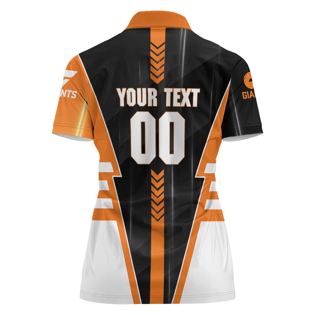Personalized Greater Western Sydney Giants Women Polo Shirt Modern Geometric Sports Graphic Style