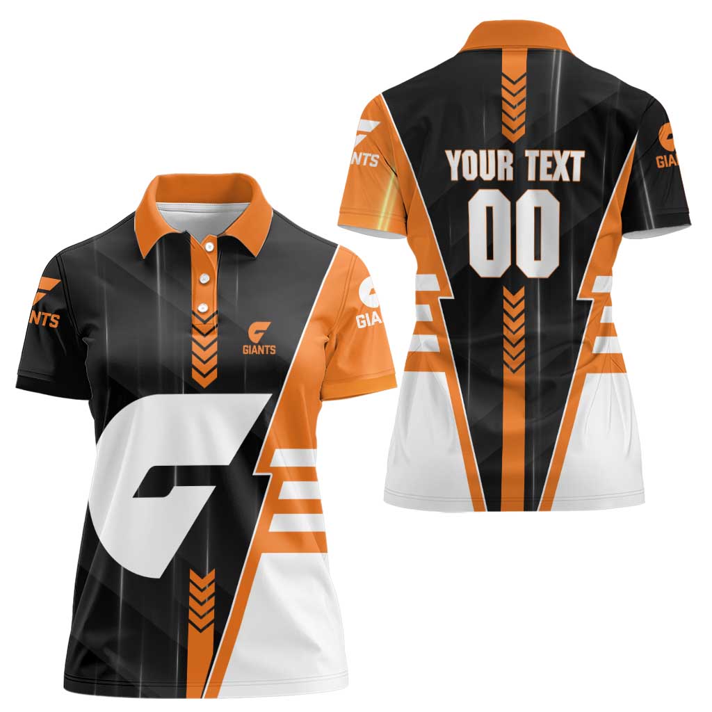 Personalized Greater Western Sydney Giants Women Polo Shirt Modern Geometric Sports Graphic Style