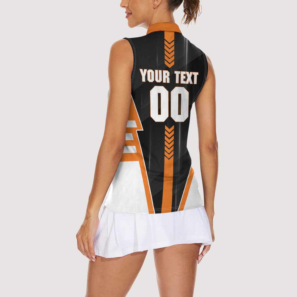 Personalized Greater Western Sydney Giants Women Sleeveless Polo Shirt Modern Geometric Sports Graphic Style
