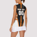 Personalized Greater Western Sydney Giants Women Sleeveless Polo Shirt Modern Geometric Sports Graphic Style