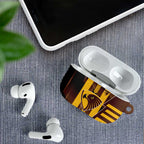 Hawthorn Hawks AirPods Case Modern Geometric Sports Graphic Style