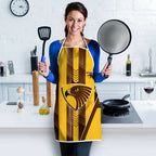 Hawthorn Hawks Apron Modern Geometric Sports Graphic Style