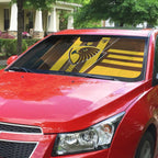 Hawthorn Hawks Auto Sun Shade Modern Geometric Sports Graphic Style